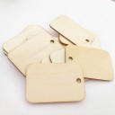 Étiquettes en bois 100 pcs 3
