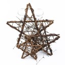 Étoile décorative en rotin C607 4