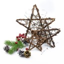 Étoile décorative en rotin C607 5