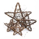 Étoile décorative en rotin C607 6