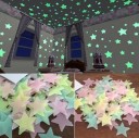 Étoiles phosphorescentes lumineuses pour mur 50 pcs 1