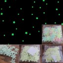 Étoiles phosphorescentes lumineuses pour mur 50 pcs 5