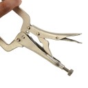 Étrier en acier C verrouillable Pince de soudage en acier inoxydable Outil manuel pour chevilles en bois Projets de soudage et de bricolage 3