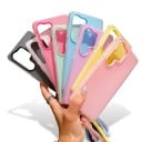 Etui 2w1 na telefon Samsung Galaxy S24 z paskiem na nadgarstek Silikonowy pokrowiec z efektem żelki Etui na telefon z linką na rękę 10