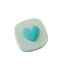 Étui à lentilles de contact avec miroir et accessoires taille 7 x 7 x 2,4 cm étui en plastique coloré avec cœur pour le voyage 8