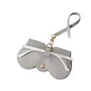 Étui à lunettes compact 14,2 x 7 cm en cuir artificiel Avec boucle et sangle Étui de protection de fermeture pour le voyage et le port 3