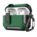 Étui de protection pour Apple AirPods Pro Étui résistant aux chocs avec mousqueton Verrou de sécurité Étui durable 5