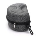Étui de protection pour lunettes de ski 20×12×10 cm étui rigide en EVA avec zip Étui portable pour lunettes de snowboard avec support Gris 2