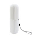 Étui de voyage pour brosse à dents et dentifrice 19,6 x 6 cm Boîte de protection portable en plastique PP Boîte hygiénique de camping 1