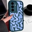 Etui dla Samsung Galaxy S25 Ultra Wzór w paski Mocne krawędzie i wycięcie na aparat Materiał silikon Ochronna obudowa na telefon 22