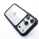 Etui na iPhone 18 Pro Max Przezroczysty tylny panel Pokrywa z PC + TPU Podwyższona ramka aparatu Ochrona przed uderzeniami 6