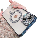 Etui na iPhone&#39;a 14 Plus Sparkling Stones Luksusowe etui z magnetyczną obsługą ładowania bezprzewodowego Elegancka ochrona i nowoczesny design 2