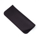Etui na okulary 17,5 x 7,5 cm Miękkie etui ochronne ze skóry ekologicznej Smukłe składane etui do podróży i codziennego noszenia 3