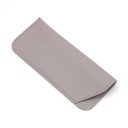 Etui na okulary 17,5 x 7,5 cm Miękkie etui ochronne ze skóry ekologicznej Smukłe składane etui do podróży i codziennego noszenia 5