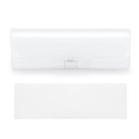 Etui na okulary plastikowe 14,7 x 5,4 x 3,1 cm Trwałe pudełko do przechowywania okularów do czytania i okularów przeciwsłonecznych Kompaktowa i lekka konstrukcja 4
