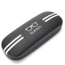 Etui na okulary ze skóry ekologicznej 16,2 x 6,1 x 3,8 cm Twarde etui na okulary do czytania i okulary przeciwsłoneczne Eleganckie i trwałe 1