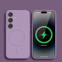 Etui na Samsung Galaxy S24 z obsługą ładowania magnetycznego Pokrowiec z termoplastycznego poliuretanu TPU Etui na telefon 15