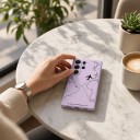 Etui na Samsung Galaxy S25+ Samolot i trasa lotu na mapie świata Elastyczna obudowa z TPU Podróżny pokrowiec na telefon 11