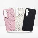Etui na telefon z wzorem w kropki Samsung Galaxy A26 Odporne Ramka chroniąca aparat Delikatna struktura powierzchni Zakryte przyciski Na 1