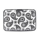Etui podróżne na dokumenty i karty z aluminium i plastiku Solidna obudowa z nadrukiem Harmonijkowe przegródki Klapka otwierana Wymiary 11 x 7 x 2 cm 4