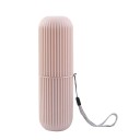 Etui podróżne na szczoteczkę i pastę do zębów 19,6 x 6 cm Przenośne pudełko ochronne z tworzywa PP Pudełko higieniczne kempingowe 1 szt. 2