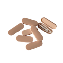 Étui pour accessoires de lentilles de contact taille compacte 5,2 × 1,8 × 1 cm étui mini en plastique coloré pour le voyage 3