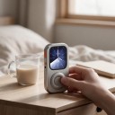 Étui pour Apple Watch avec couronne et chargement magnétique 41 mm en alliage d'aluminium, coque rétro pour Series 7, 8 et 9 4
