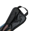 Étui pour baguettes 22 x 46 x 11,5 cm Étui en coton ethnique pour instruments de percussion Étui résistant à l'eau avec bandoulière portable 4