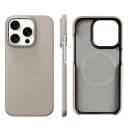 Étui pour iPhone 17 Pro Protecteur Magnétique en Cuir de Vache Housse de Protection Luxueuse avec Magnétisme Fort pour une Protection 4