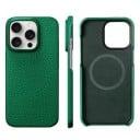 Étui pour iPhone 17 Pro Protecteur Magnétique en Cuir de Vache Housse de Protection Luxueuse avec Magnétisme Fort pour une Protection 6