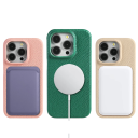 Étui pour iPhone 17 Pro Protecteur Magnétique en Cuir de Vache Housse de Protection Luxueuse avec Magnétisme Fort pour une Protection 2