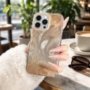 Étui pour Samsung Galaxy S25 avec dégradé scintillant Coque arrière brillante Matériau Polycarbonate et TPU Polyuréthane thermoplastique Étui 13