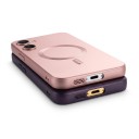 Étui pour Samsung Galaxy S25 Coque magnétique avec anneau Cadres surélevés pour l'appareil photo En TPU polyuréthane thermoplastique Étui de téléphone 20