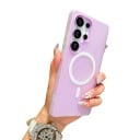 Étui pour Samsung Galaxy S25 FE avec un anneau magnétique pour la charge sans fil Coque contrastée en deux parties Couverture pour mobile 10