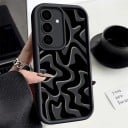 Étui pour Samsung Galaxy S26 Motif rayé Bords renforcés et découpe pour l'appareil photo Matériau silicone Coque de protection 2