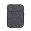 Etui til e-bogslæser med lynlås 15 x 21 cm polyester polstret med frontlomme til kabel til rygsæk og taske til rejser 2