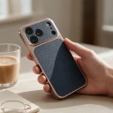 Etui til iPhone 18 Pro Læderstruktur Mat Overflade Stødabsorberende Skridsikker Fingeraftryk Beskyttelse 18