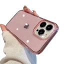 Etui z przezroczystego brokatu do iPhone&#39;a 15 Pro, odporne na wstrząsy, elastyczne etui. Elegancka i trwała konstrukcja. Ochrona przed zarysowaniami i wstrząsami 4