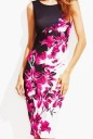 Etuikleid mit Blumenprint 5