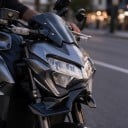 Etupään aerodynaaminen spoiler Kawasaki Z900 2020–2022 Valon alla olevat siivekkeet Matta musta Naked-motocrossin viritys 7
