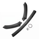 Etupuskuri splitter 3-osainen lip spoiler, ABS muovi, hiilikuitu ilme carbon look, MK3.5 2017–2019 etuosan virittämiseen 6