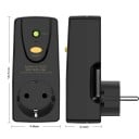 EU stikadapter med fejlstrømsbeskyttelse, beskyttelse mod strømudslip, TEST og RESET knapper, 16 A / 250 V, RCD, IP44 beskyttelse 4