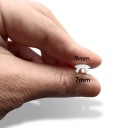 Ευέλικτο σιλικονούχο προφίλ για LED ταινία Πλάτος 9 mm Εσωτερική αυλάκωση 7 mm Μήκος 3 m Λευκό σιλικόνι Ανταλλακτική σκίαση για φωτιστικά οροφής 3