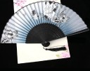 Éventail japonais avec motif floral 16