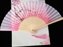 Éventail japonais avec motif floral 34