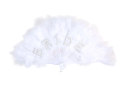 Éventail pour la mariée avec l'inscription BRIDE Éventail en plumes blanches pour l'enterrement de vie de jeune fille et la séance photo de mariage 1