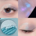 Evidențiator de față cu două culori Iluminator compact Paleta de față cu sclipici Iluminator Shimmer Color Powder Fard de pleoape strălucitor 3