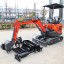 Excavator pe șenile 1,8 t VTW-18 Excavator hidraulic pe șenile de 1,8 tone cu accesorii Miniexcavator pe șenile 1