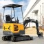 Excavator pe șenile 1,8 t VTW-18 Excavator hidraulic pe șenile de 1,8 tone cu accesorii Miniexcavator pe șenile 2