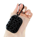 Excelente capa de leopardo para AirPods 4 Proteção em silicone contra quedas, impactos e riscos para máxima segurança 5